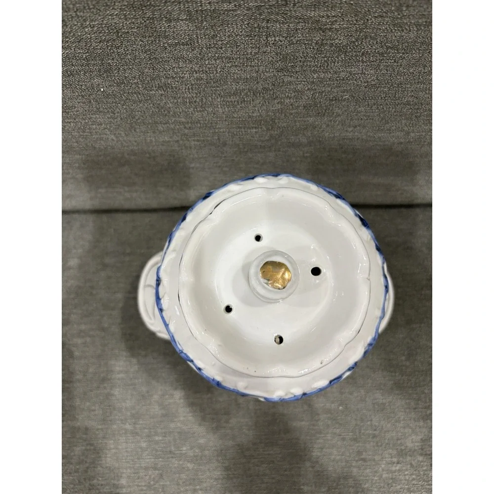 Lampshade Replacement Georgian/Colonial Revival Blue White‎ Courting Couple 7.5